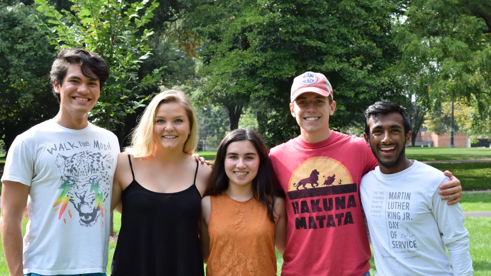 5 Neuro Students Smiling at a Neuro Event 