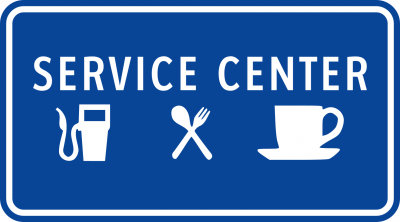 Service Center sign