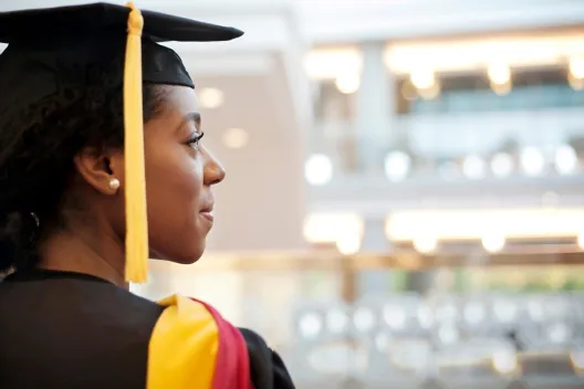 Diverse Graduating Student